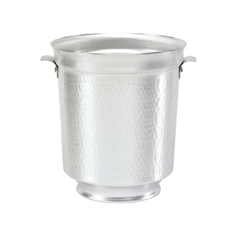 Pentole Agnelli Secchiello champagne in alluminio martellato Promozione Limitata