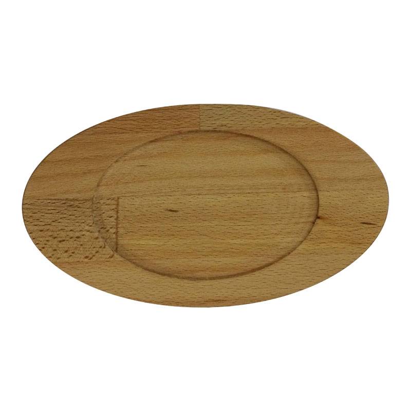 Pentole Agnelli Vassoio in legno per mini casseruola ovale Sconto