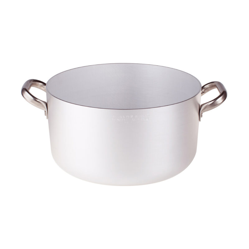Pentole Agnelli Casseruola alta in alluminio 3mm – 2 maniglie