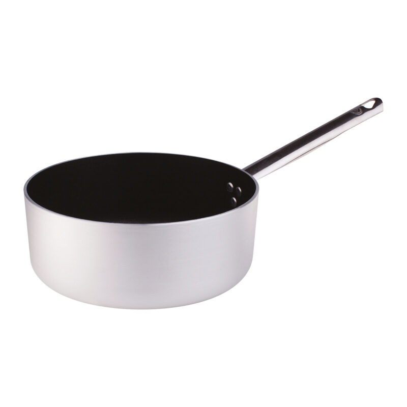 Pentole Agnelli Casseruola antiaderente bassa in alluminio 3mm – 1 manico