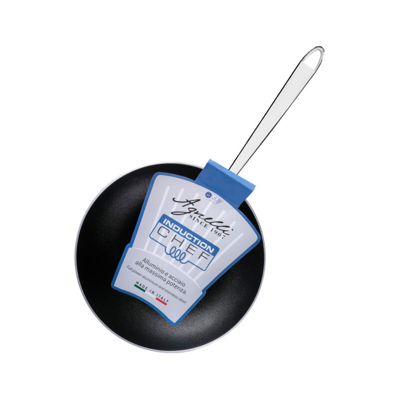 Pentole Agnelli Padella antiaderente Induction Chef svasata bassa in 2ply – 1 manico 1907 Nuova