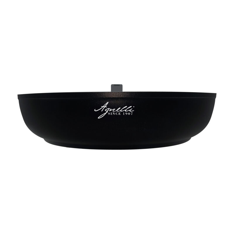 Pentole Agnelli Padella antiaderente svasata alta AlBlack Elite – 1 manico soft touch Pezzi Unici