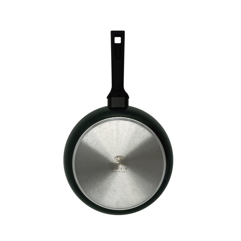 Pentole Agnelli Padella antiaderente ceramico svasata alta AlBlack Elite – 1 manico soft touch Prezzo Ridotto