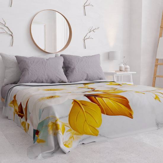 PETTI Copriletto Estivo, Coperta Leggera, Lenzuola Copriletto Flower Ceramic 01 In Vendita