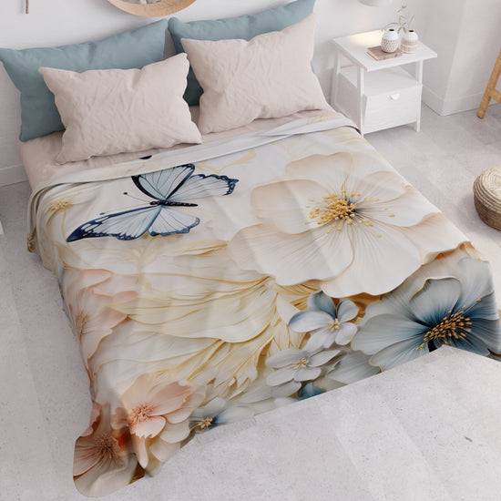 PETTI Copriletto Estivo, Coperta Leggera, Lenzuola Copriletto Mariposa Negozio