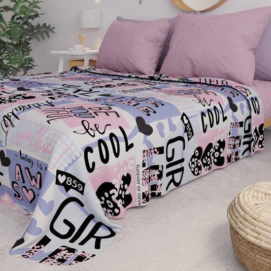 PETTI Copriletto Estivo, Coperta Leggera, Lenzuola Copriletto Girl Cool 2025