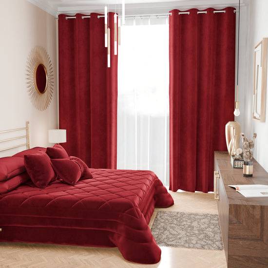 PETTI Trapuntino Primaverile in Velluto da Corredo Piazzato Bordeaux Moda