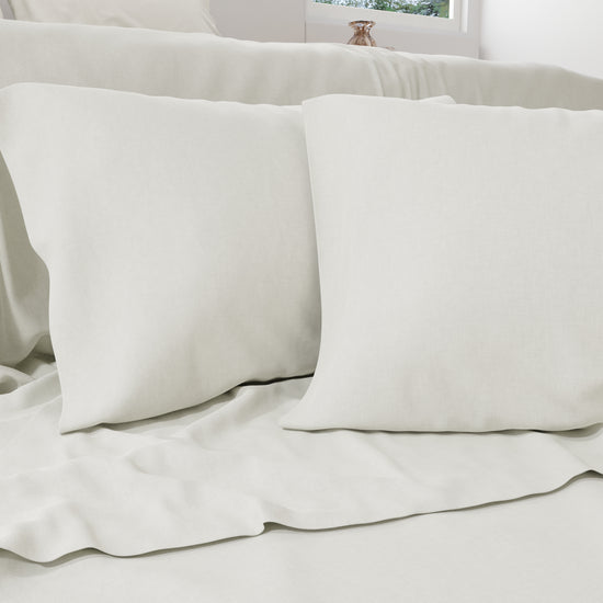 PETTI Lenzuola Percalle, Lenzuola Matrimoniali Cotone Bianco