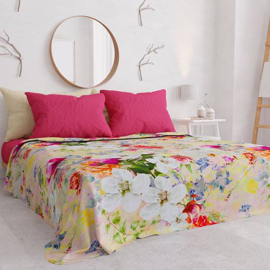PETTI Copriletto Estivo, Coperta Leggera, Lenzuola Copriletto, Spring Colorful Offerta