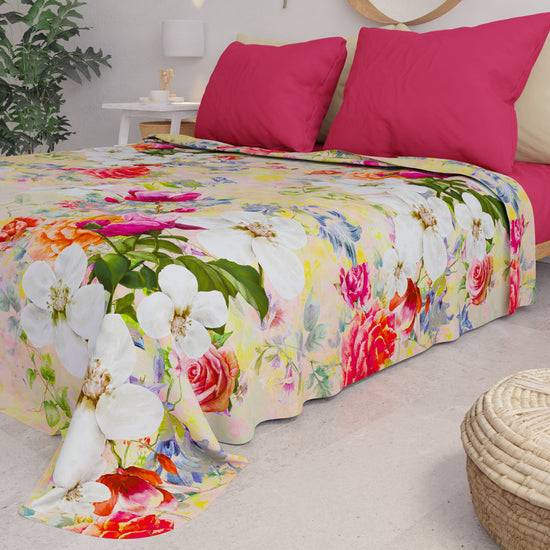PETTI Copriletto Estivo, Coperta Leggera, Lenzuola Copriletto, Spring Colorful Offerta