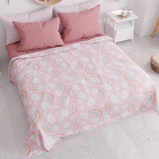PETTI Copriletto Estivo, Coperta Leggera, Lenzuola Copriletto, Rainbow Vendita Calda