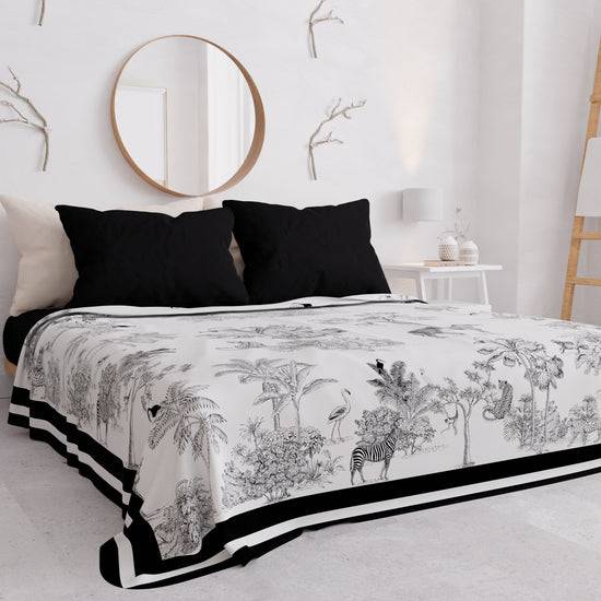 PETTI Copriletto Estivo, Coperta Leggera, Lenzuola Copriletto, Animalier 02 Saldi Di Fabbrica