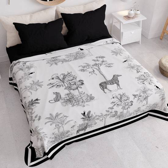 PETTI Copriletto Estivo, Coperta Leggera, Lenzuola Copriletto, Animalier 02 Saldi Di Fabbrica