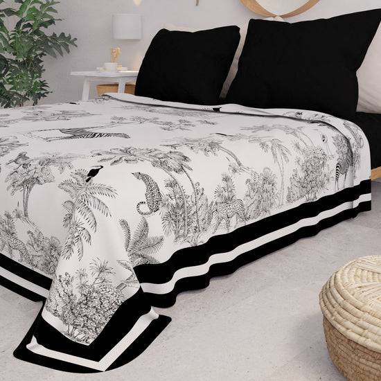 PETTI Copriletto Estivo, Coperta Leggera, Lenzuola Copriletto, Animalier 02 Saldi Di Fabbrica