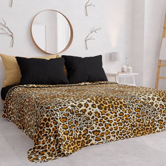 PETTI Copriletto Estivo, Coperta Leggera, Lenzuola Copriletto, Animalier Maculato Negozio