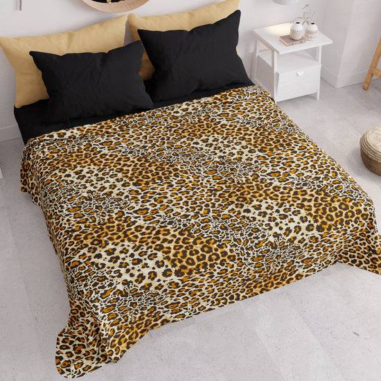PETTI Copriletto Estivo, Coperta Leggera, Lenzuola Copriletto, Animalier Maculato Negozio