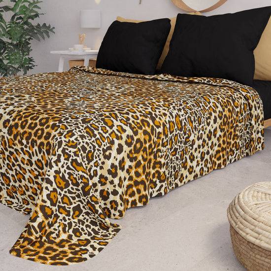 PETTI Copriletto Estivo, Coperta Leggera, Lenzuola Copriletto, Animalier Maculato Negozio