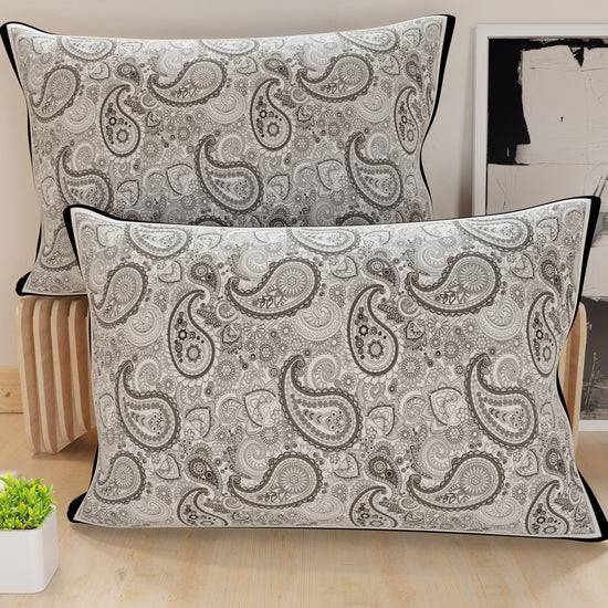 PETTI Federe, Federe Cuscini in Stampa Digitale, Paisley 01 Fino al 60% di sconto