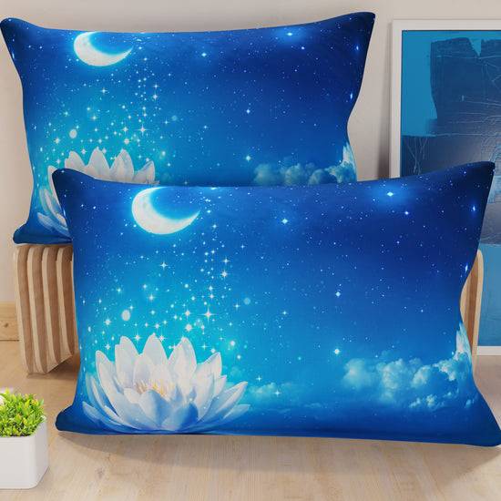 PETTI Federe, Federe Cuscini in Stampa Digitale, Notte Stellata Black Friday Prezzi