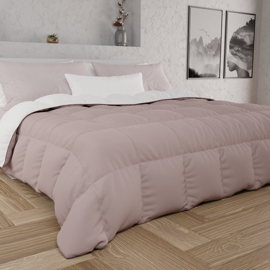 PETTI Piumone Trapunta Matrimoniale, Singola, Piazza e Mezza, Rosa Antico Bianco I Più Venduti