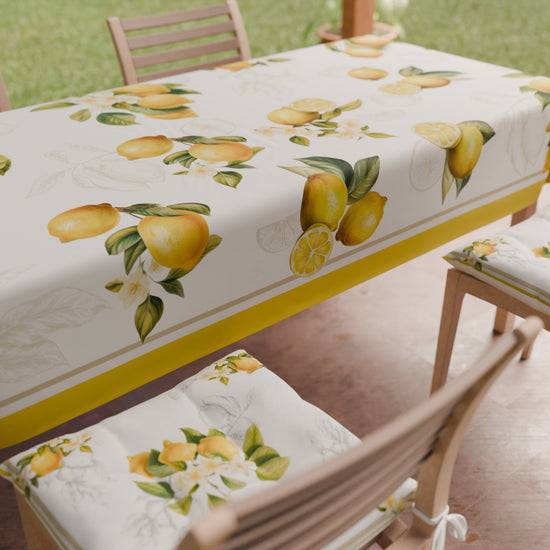 PETTI Tovaglia da tavola Antimacchia, Copritavolo da Cucina Lemon 02 Fino al 60% di sconto