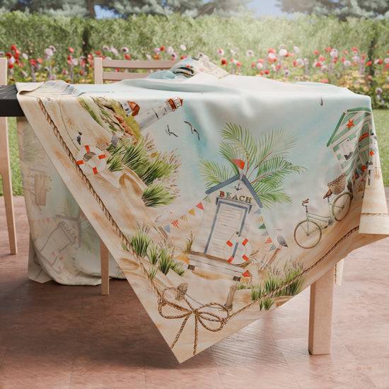 PETTI Tovaglia da tavola Antimacchia, Copritavolo da Cucina Beach Fino al 65% di sconto