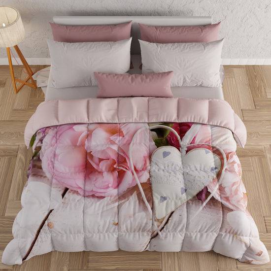 PETTI Piumone, Trapunta Matrimoniale, Singola, Piazza e Mezza, Country Chic Outlet