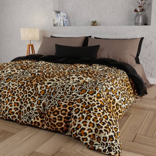 PETTI Piumone, Trapunta Matrimoniale, Singola, Piazza e Mezza Animalier Maculato In Vendita