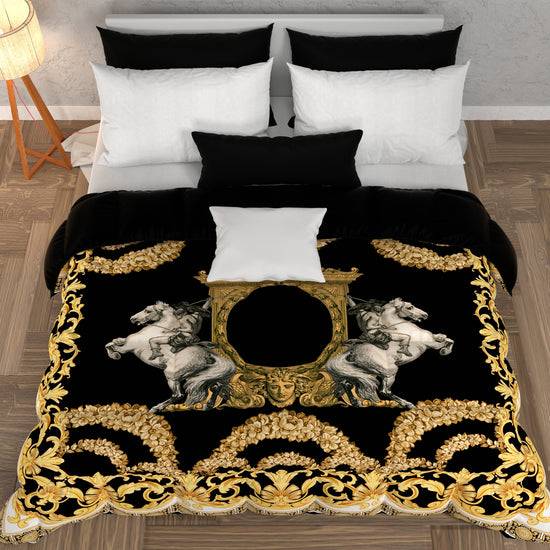 PETTI Piumone, Trapunta Matrimoniale, Singola, Piazza e Mezza, Cavallo Nero Flash Sale