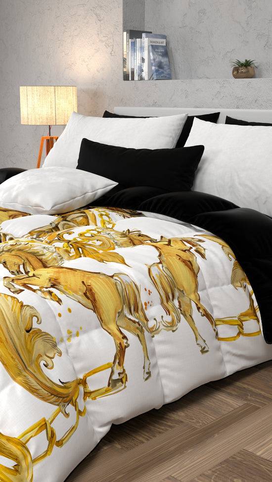PETTI Piumone, Trapunta Matrimoniale, Singola, Piazza e Mezza, Cavallo Bianco Shopping online