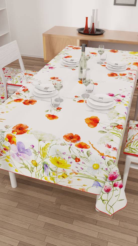 PETTI Tovaglia da tavola Antimacchia, Copritavolo da Cucina, Floreale-10 Fino al 60% di sconto