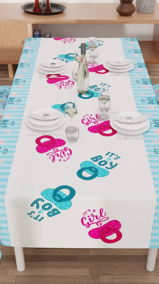 PETTI Tovaglia da tavola Antimacchia, Copritavolo da Cucina, Baby Shower Discount Store per i nuovi prodotti