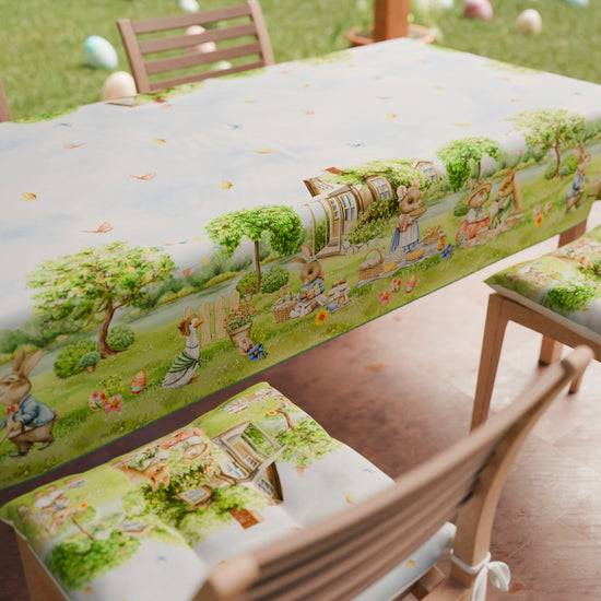 PETTI Tovaglia Pasquale da Tavola Antimacchia, Copritavolo Pasqua da Cucina PicNic Officina