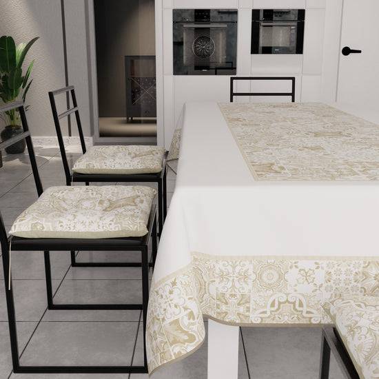 PETTI Cuscini per Sedie Coprisedia 6 Pezzi Vietri 02 Beige Italy