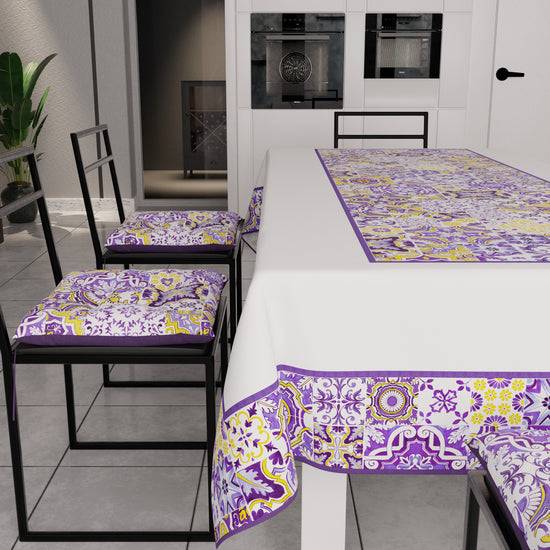 PETTI Cuscini per Sedie Coprisedia 6 Pezzi Vietri 02 Viola Italia