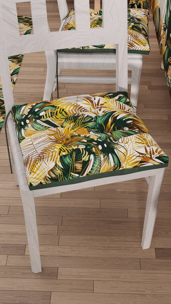 PETTI Cuscini per Sedie Coprisedia 6 Pezzi Tropical-04 Promozione Limitata