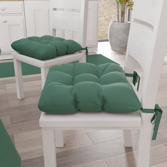 PETTI Cuscini per Sedie Cucina, Cuscini Coprisedie 6 Pezzi Verde Smeraldo Sconto di tempo limitato