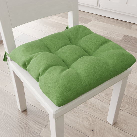 PETTI Cuscini per Sedie Coprisedia Shabby Chic Tinta Unita Verde Prezzo di fabbrica