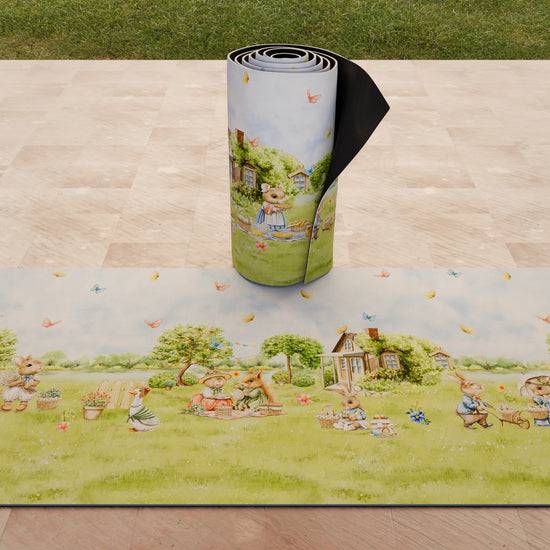PETTI Tappeto Cucina Pasqua Antiscivolo Passatoia Pasqua Cucina lavabile PicNic Offerta per la Festa della Mamma