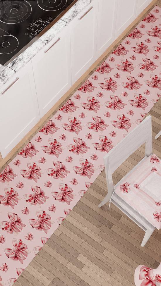 PETTI Tappeto Cucina Antiscivolo Passatoia Cucina lavabile, Cucina Fiocco Rosa Offerta Giorno del Papà