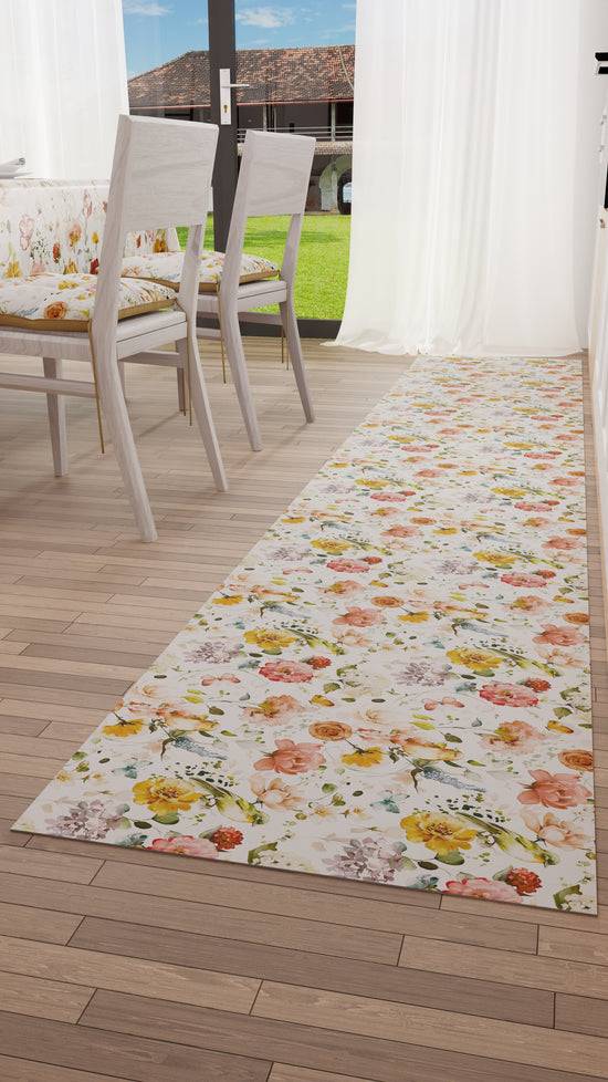 PETTI Tappeto Cucina Antiscivolo Passatoia Cucina lavabile, Floreale-06 Bestseller