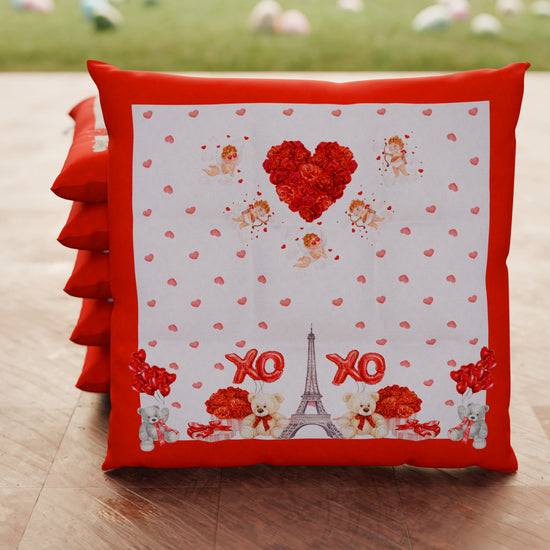 PETTI Cuscini per Sedie San Valentino Coprisedia 6 Pezzi Amour Sconti questo mese