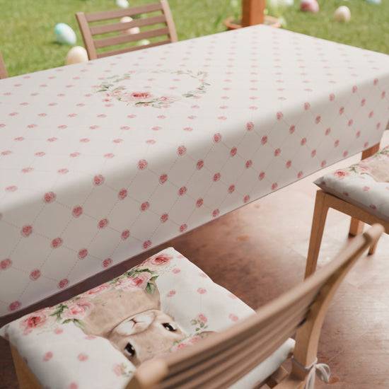 PETTI Cuscini Pasqua per Sedie Coprisedia Pasqua 6 Pezzi Pink Rabbit Italy
