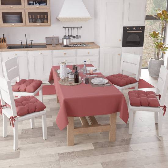 PETTI Cuscini per Sedie Cucina, Cuscini Coprisedie 6 Pezzi Cipria Scuro Negozi Online