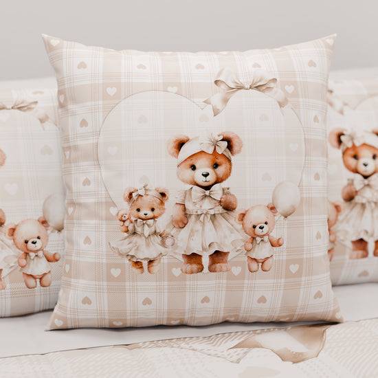 PETTI Cuscini, Copricuscini Divano, Cuscini Arredo in Stampa Digitale Teddy Love Tortora Sconto di tempo limitato