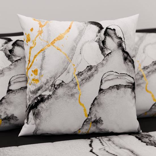 PETTI Cuscini, Copricuscini Divano, Cuscini Arredo in Stampa Digitale Marble 06 Grigio Chiaro Vendite stagionali