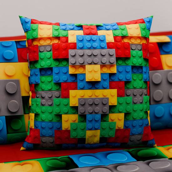 PETTI Cuscini, Copricuscini Divano, Cuscini Arredo in Stampa Digitale Lego Smaltimento dello stoccaggio