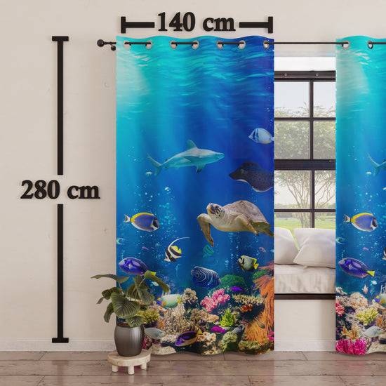PETTI Tenda Arredo da Interno a Pannelli con Anelli Acquario Online Outlet