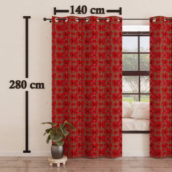 PETTI Tenda Arredo da Interno a Pannelli con Anelli Fiocco Tartan, Fantasia Scozzese Offerte giornaliere