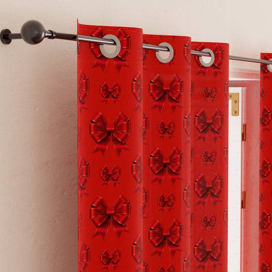 PETTI Tenda Arredo da Interno a Pannelli con Anelli Fiocco Rosso Enormi risparmi